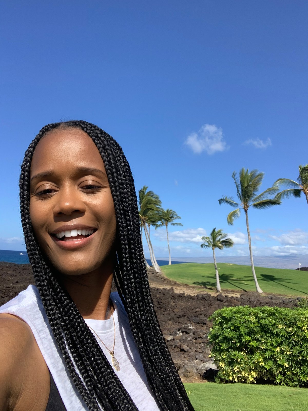 Dana Macc smiling outdoors